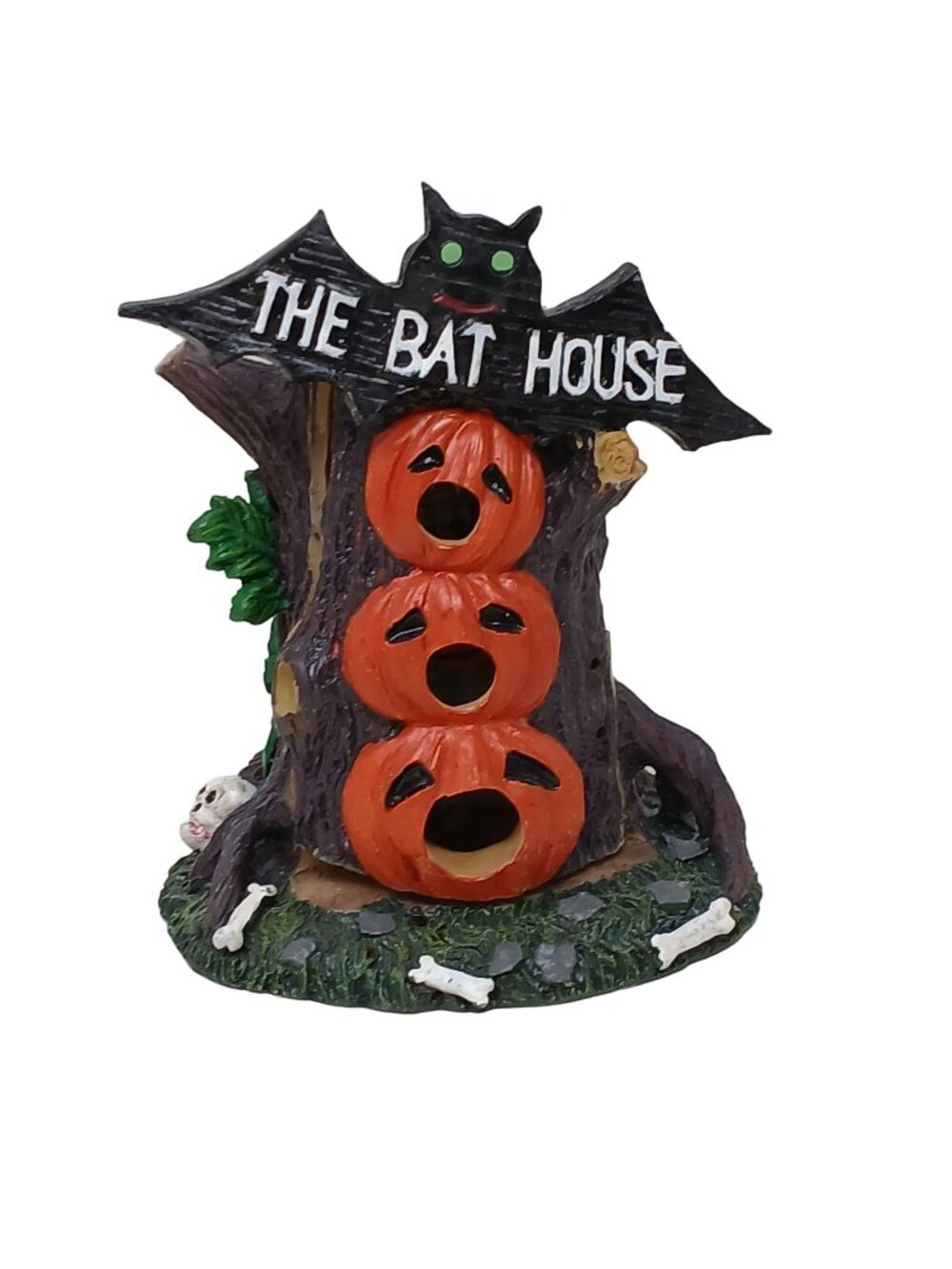 Halloween Spooky Hollow "The Bat House" Hidden Surprise Figurine 4.5 In 2001 #F-